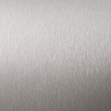 Stratifié Polyrey HPL ignifuge M1 A905 MBO 0,8mm 3050x1220mm Alu brossé filmé usage vertical Pur metal