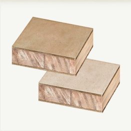 Panneau latté 5 plis faces HDF âme Albasia 50mm 560x207cm