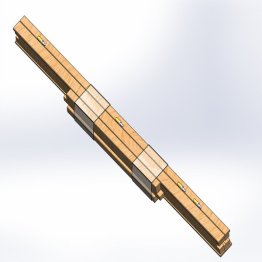 Huisserie bottelée bois dur TECH+ 86x54mm avec joint d'étanchéité, 4 paumelles 130, gâche 1 point, pour porte 40mm 2 vantaux fond de feuillure 1451mm