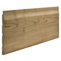 Bardage clin Épicéa profil Montana 21x132mm 4,20m traité autoclave classe 3 vert raboté