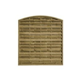 Panneau claustra Pin arrondi 1800x1800mm traité classe 3 vert