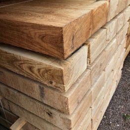 Traverse paysagère Chêne 100x200mm 2m