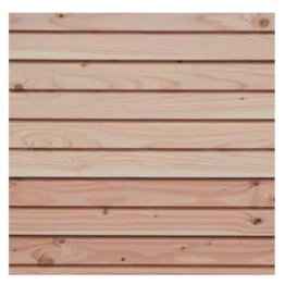 Bardage clin Douglas profil Lunéa 20x135mm 5m choix ABA traité autoclave classe 3 incolore