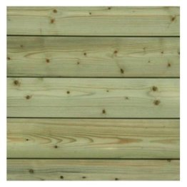 Bardage clin Épicéa profil Lunéa 20x135mm 4,50m choix AB traité autoclave classe 3 vert