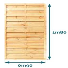 ECRAN ALTERNÉ CINTRÉ CLASSE 4 180X90 45MM DEBARGE REF EALDFC-45X1800-090