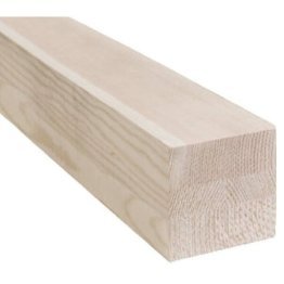 Carrelet Hévéa 85x85mm 4m lamellé-collé