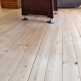 Parquet sapin nord blanc 21x140mm 4m50 mezzanine pa03