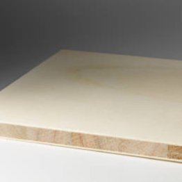 Panneau latté 3 plis face HDF âme Peuplier 15mm 368x188cm