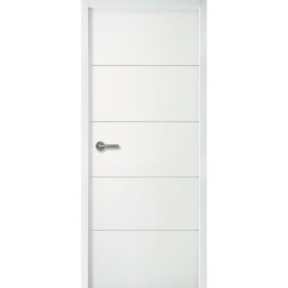 BLOC PORTE ALVÉOLAIRE MODERNA HORIZON 204X83GAUCHE POUSSANT H86 PERF+ RIVE DROITE - SERRURE PÊNE DORMANT DEMI TOUR JELD-WEN REF E60240