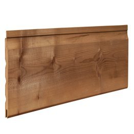 Bardage clin Épicéa profil Montana 21x132mm 3,90m traité autoclave classe 3 marron raboté