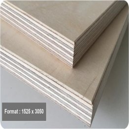 Contreplaqué tout Bouleau 24mm 152,5x305cm extérieur choix S/BB