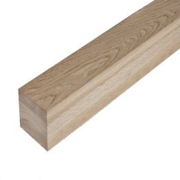 Carrelet Chêne 3 plis extérieur massif qualité QF1A-QF1B plis intérieur abouté qualité QF1B 63x115mm 2m lamellé-collé