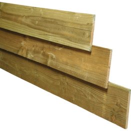 Bardage agricole Épicéa 18x175mm 4,80m traité autoclave classe 3 vert