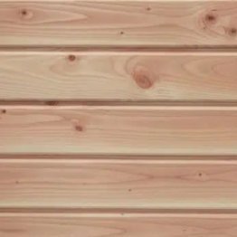 Bardage clin Douglas rouge profil Lunéa 20x135mm 4,50m choix AB purgé d'aubier