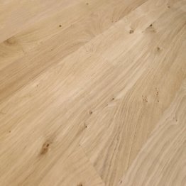 Parquet massif Chêne brut 23mm 70x250-1200mm Rustique bord droit Colis 1,008m²