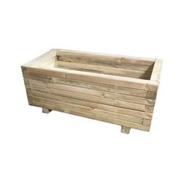 Jardinière Rectangulaire 40cm 50x100x50cm traité classe 4 avec tiges filetées