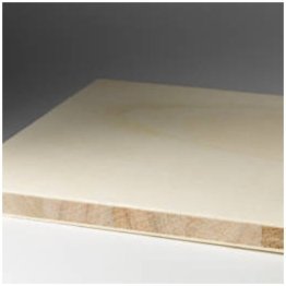 Panneau latté 3 plis faces HDF âme Peuplier 15mm 367x184cm