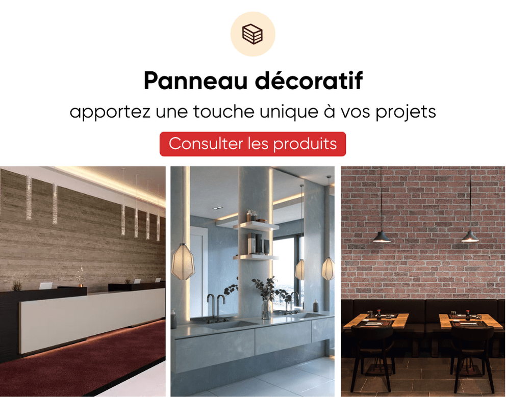 Encart menu - Panneau